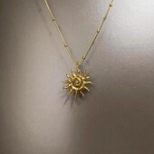 Vintage古着 fate项链 The sun