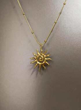 Vintage古着 The sun of fate项链