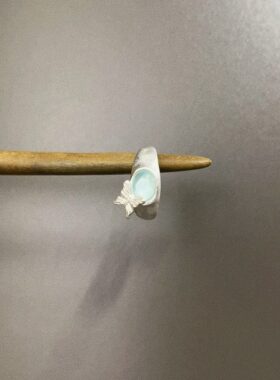 Vintage古着 Butterfly under the moon戒指