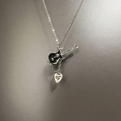 Vintage古着 Skull guitarist项链