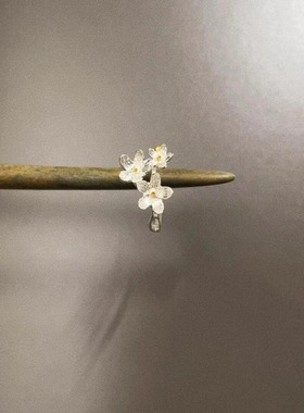 Vintage古着 Medieval silver iris戒指