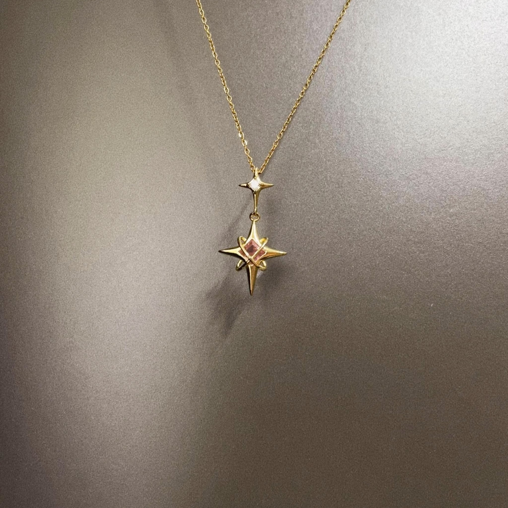 Vintage古着 Eight-pointed star项链