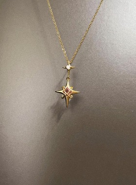 Vintage古着 Eight-pointed star项链