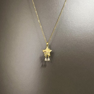 Tear Vintage古着 Star Drop项链 The