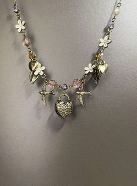 Vintage古着 Konoha flying bird项链