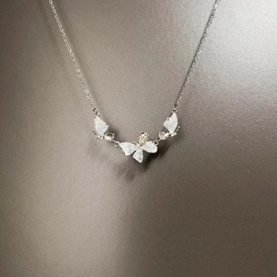 Vintage古着 butterfly项链 Ice