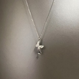 Vintage古着 butterflies项链 Twin