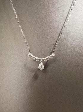 Vintage古着 Lace water drops项链