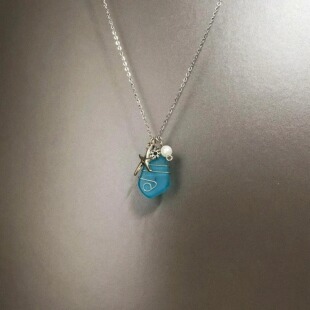 the 手工 smell ocean项链 The