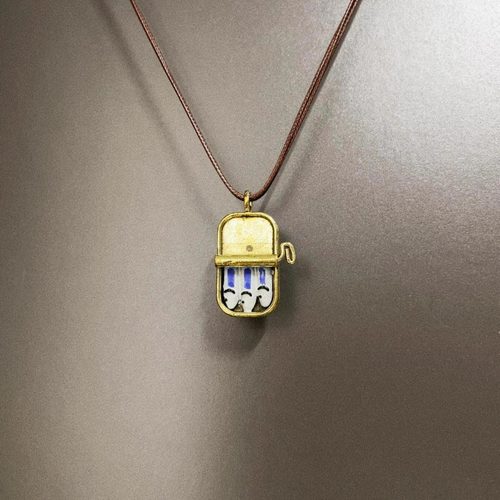 Vintage古着 Canned sardines项链