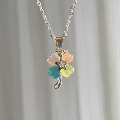 Vintage古着 Lucky Clover Dew项链