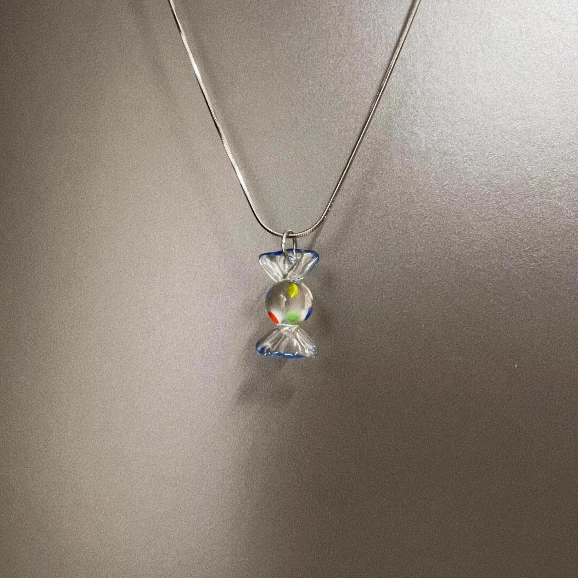 Vintage古着 Wave glazed candy项链