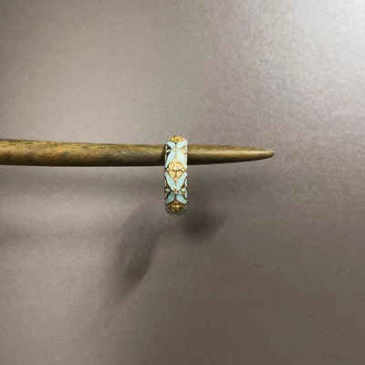 Vintage古着 Bohemian gold zircon戒指