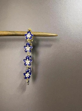 Vintage古着 Dripping oil flower手链