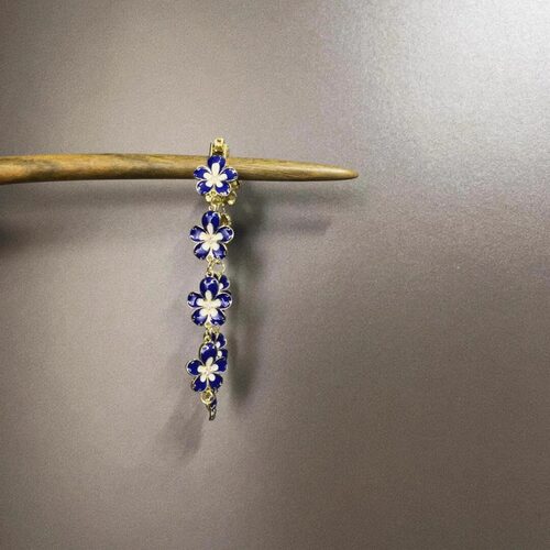 Vintage古着 Dripping oil flower手链