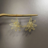 Vintage古着 sun耳饰 the Circle