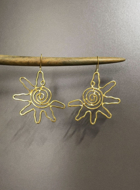 Vintage古着 Circle of the sun耳饰