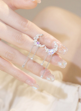 丁香千千结纯银耳钉女不过敏耳饰丁香花时尚个性高级感礼物送女友