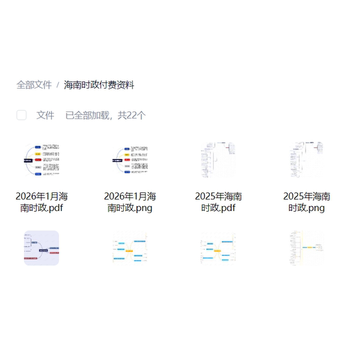 海南时政思维导图（电子版）