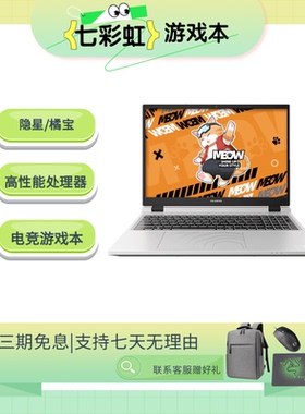 七彩虹隐星P15/16橘宝R15/R16 RTX4060 2024款电竞游戏笔记本电脑