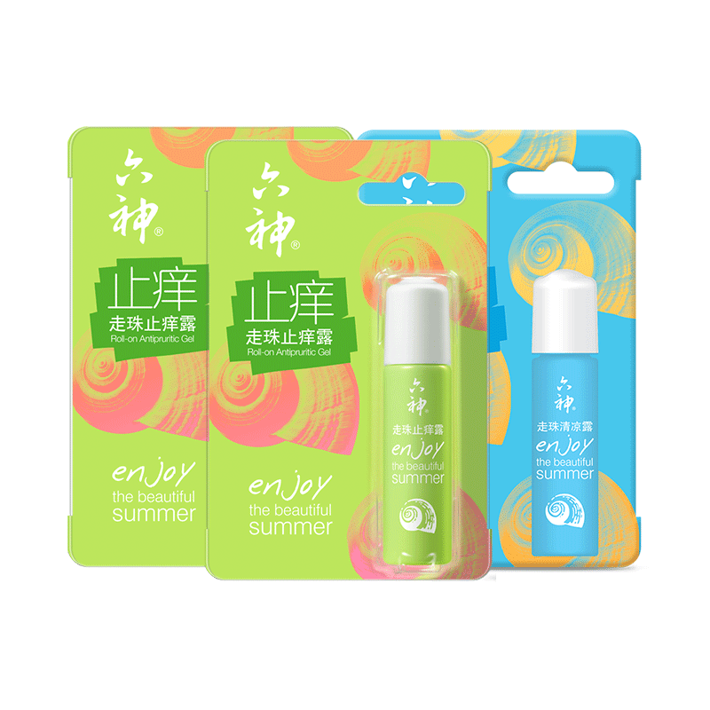 六神清凉露走珠止痒露清凉防蚊随身便携装滚珠正品叮咬
