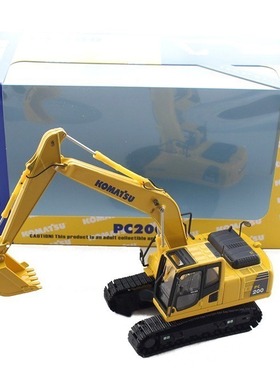 外贸1/50 Komatsu小松PC200挖土机挖掘机合金工程车模型礼品摆件