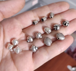 泰国清迈手工纯银手链项链配件diy串珠材料配饰100元包邮291 7