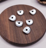 662 S999足银飞碟隔片不规则手链项链配件diy手作材料100元 包邮