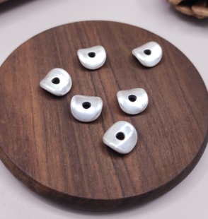 662 S999足银飞碟隔片不规则手链项链配件diy手作材料100元 包邮