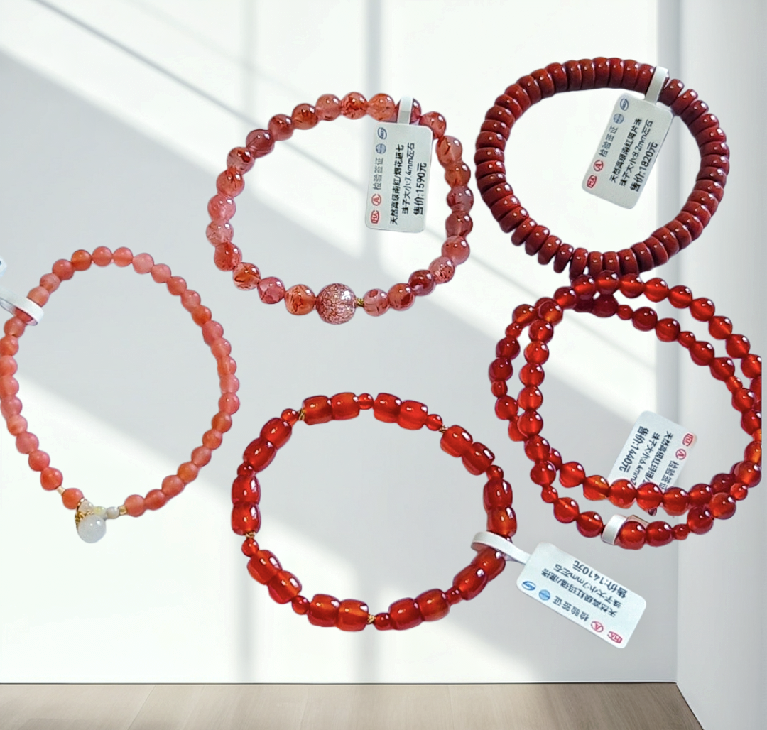 天然南红玛瑙原创设计手串