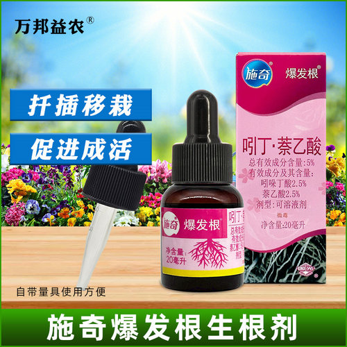 国光施奇爆发根吲丁萘乙酸扦插生根液移栽用生根剂植物生长调节剂