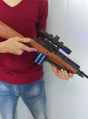 电动玩具枪M14冲锋狙击抢振动发光声音仿真M4模型儿童八音玩具枪