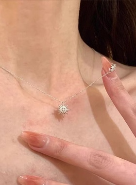 钛钢项链小芒星吊坠气质时尚