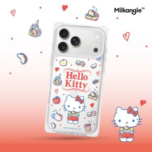 三丽鸥正版 授权kitty猫凯蒂猫合集适用于苹果iPhone17 Pro 蓝色苞米 Max手机壳奶方保护套 bluecorn