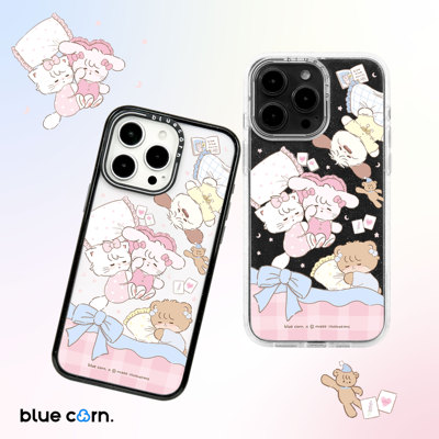 【bluecorn】蓝色苞米联名MIKKO贪睡mikko适用于iPhone 17/16/15/PRO/MAX magsafe镜面磁吸防摔手机壳保护套