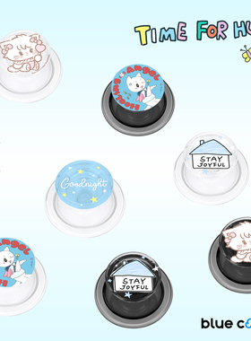 bluecorn 蓝色苞米原创卡通气囊磁吸手机支架magsafe 通用手机座