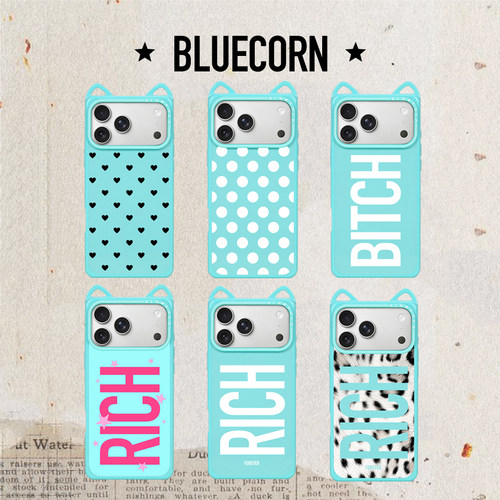 【bluecorn】蓝色苞米气泡蓝系列合集适用于iPhone 17/16/15PRO/MAX magsafe磁吸防摔手机壳全包保护套