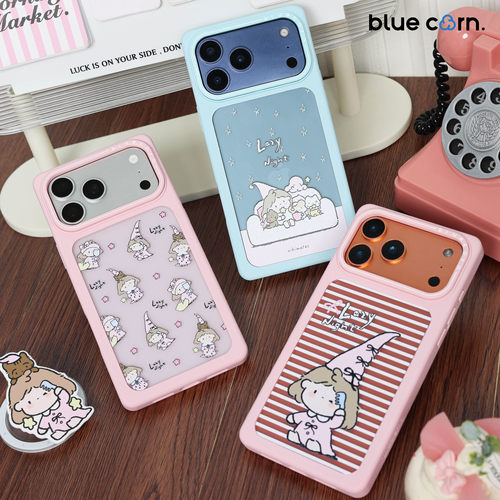 【bluecorn】蓝色苞米硅胶奶方冰川蓝蜜桃粉可拆卸背板适用于iPhone17 PRO MAX magsafe磁吸方形直角边手机壳
