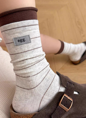 秋日燕麦咖！真的好复古！博主同款布标袜wa～简直太好看了～
