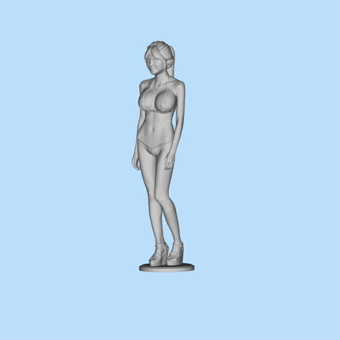 创客美女SexyCyborg3D扫描01200723三维图纸（STL格式）
