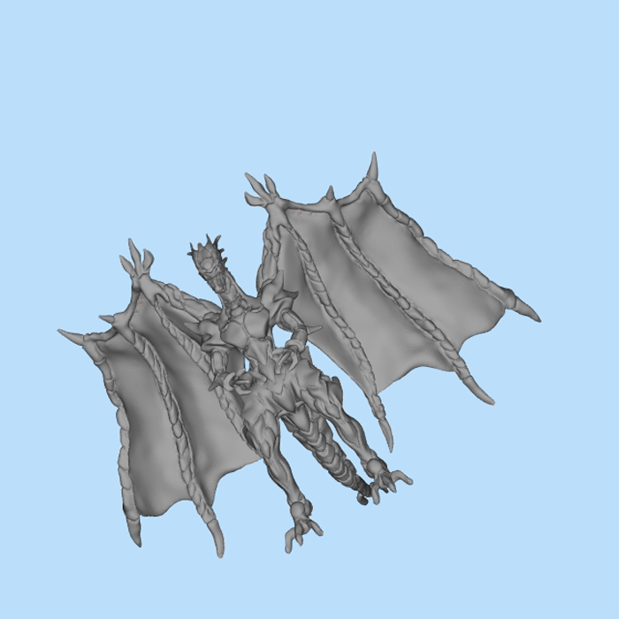 巴哈姆特魔龙01200912三维图纸(stl格式)