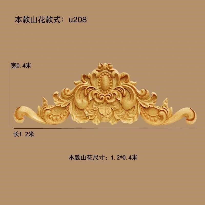现货欧式eps浮雕别墅外墙装饰门头三角形山花聚苯泡沫花板