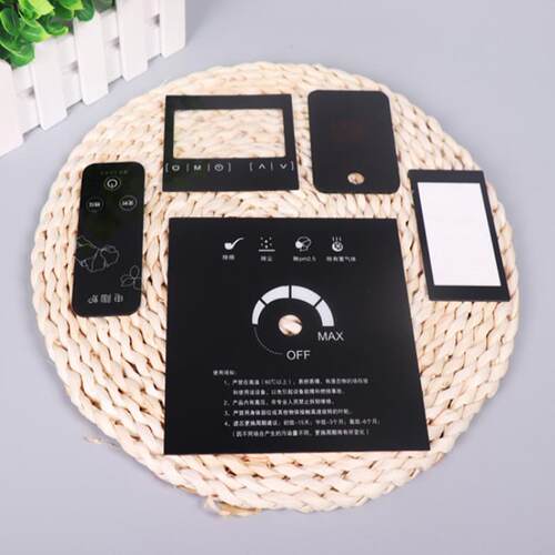 工厂加急打样供应PVC控制面板n亚克力面板丝印PC按键触摸面贴PVC