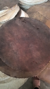 正宗鼓皮加厚头层黄牛皮水牛皮高音鼓大鼓鼓皮小牛皮鼓面