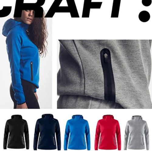 瑞典品牌女款长袖套头连帽卫衣