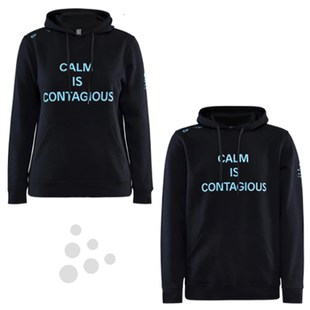 Team Rivs男女款抓绒保暖跑步综合训练长袖卫衣连帽套头衫帽衫