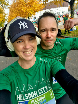 芬兰赫尔辛基马拉松男女短袖速干体恤HELSINKI CITY RUNNING DAY