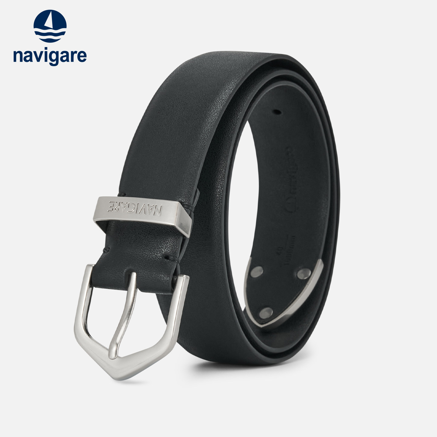 Navigare意大利小帆船针扣腰带女士2026春季新款休闲皮带
