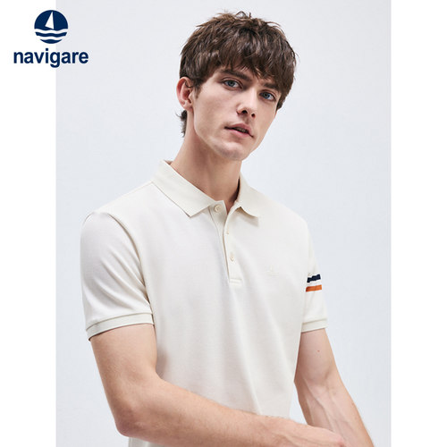 Navigare抗菌高弹短袖POLO