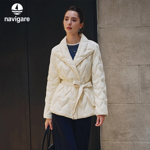 Navigare薄款90白鸭绒羽绒服